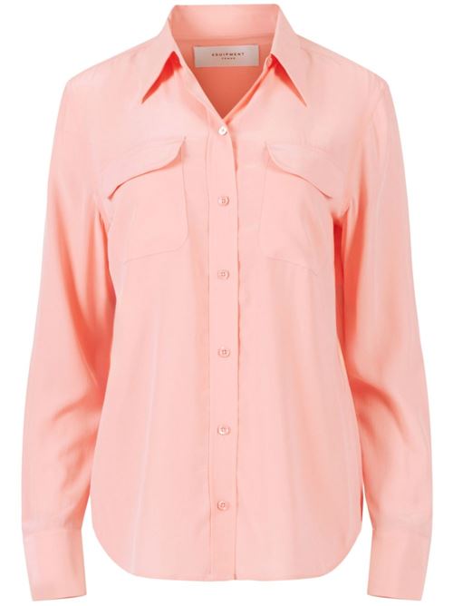 Rose pink silk shirt EQUIPMENT | Q23E231FLAMINGO PINK